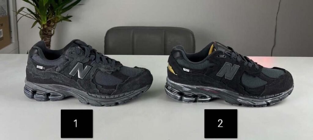 difference between real and rep shoes