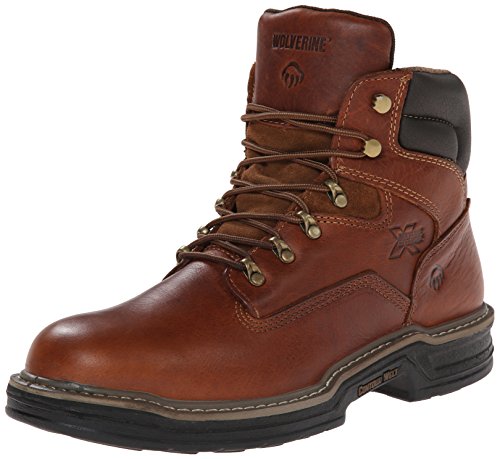 WOLVERINE mens Raider 6' Work industrial and construction boots,...